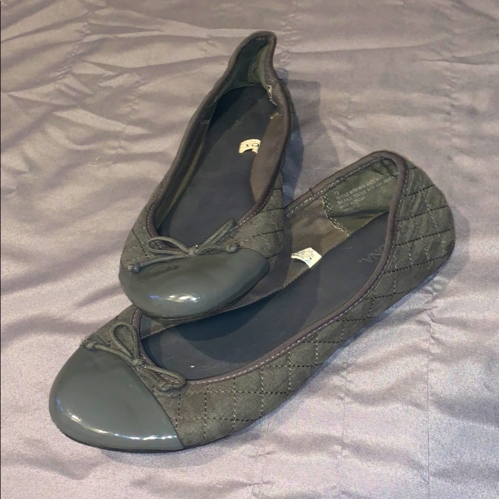Dark Gray Merona Flats